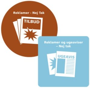 Kirkeblade og reklamer nej tak mærket